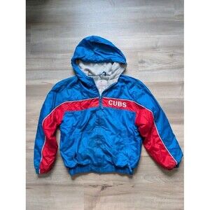 Vintage MLB Chicago Cubs Team Full Zip Jacket, Youth Medium 10/12 (U2)